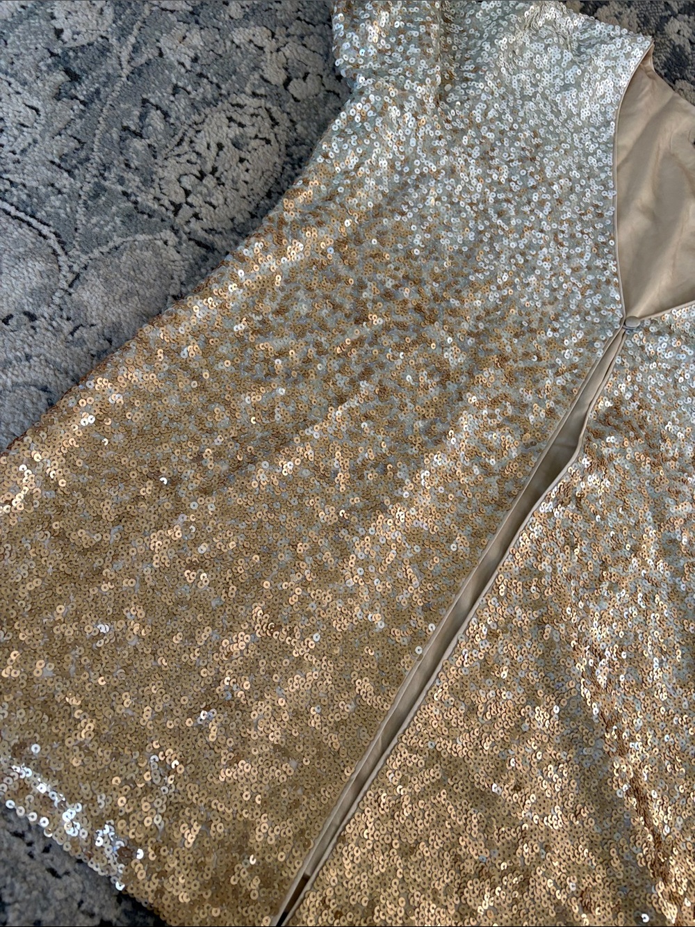 St. John Couture Long Sequin silk Evening Jacket SZ xl - Picture 10 of 10
